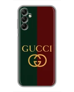 Чехол для Samsung Galaxy A14 5G с картинкой «Gucci — темно-зеленый градиент»