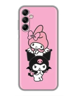 Чохол для Samsung Galaxy A14 5G з картинкою «Тріо My Melody та Kuromi»