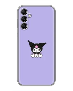 Чохол для Samsung Galaxy A14 5G з картинкою «Kuromi — фіолетовий мінімалізм»