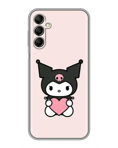Чохол для Samsung Galaxy A14 5G з картинкою «Kuromi та серце» Чохол для Samsung Galaxy A14 5G з картинкою «Kuromi та серце»