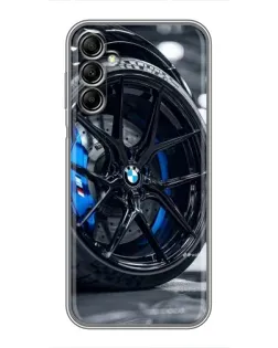 Чохол для Samsung Galaxy A14 5G з картинкою «Колесо BMW зблизька»