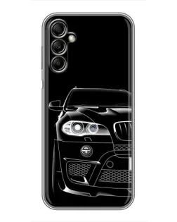 Чохол для Samsung Galaxy A14 5G з картинкою «Темний силует BMW»