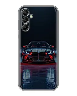 Чохол для Samsung Galaxy A14 5G з картинкою «BMW на мокрій дорозі»