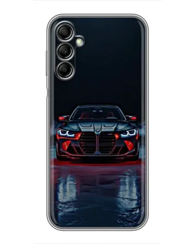 Чохол для Samsung Galaxy A14 5G з картинкою «BMW на мокрій дорозі»
