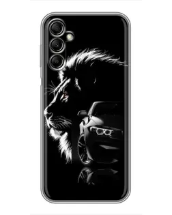 Чохол для Samsung Galaxy A14 5G з картинкою «BMW та лев»