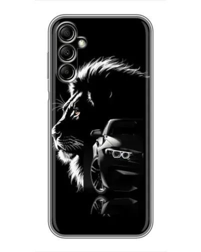 Чохол для Samsung Galaxy A14 5G з картинкою «BMW та лев»