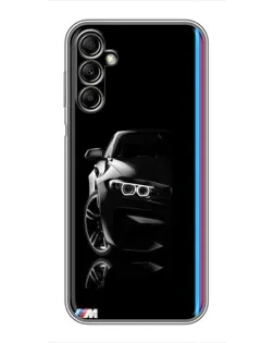 Чохол для Samsung Galaxy A14 5G з картинкою «Силует BMW в темряві»