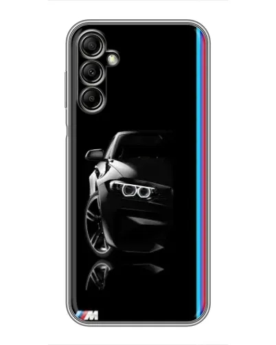 Чохол для Samsung Galaxy A14 5G з картинкою «Силует BMW в темряві»
