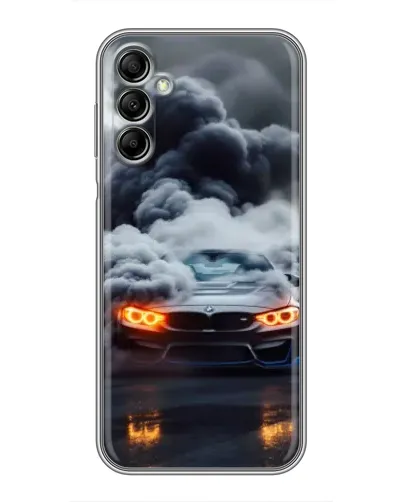 Чохол для Samsung Galaxy A14 5G з картинкою «BMW у диму»