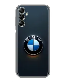 Чохол для Samsung Galaxy A14 5G з картинкою «Логотип BMW — мінімалізм»