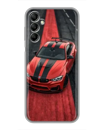 Чохол для Samsung Galaxy A14 5G з картинкою «BMW на червоній доріжці»