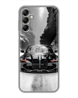Чехол для Samsung Galaxy A14 5G с картинкой «BMW — акварельный дрифт»