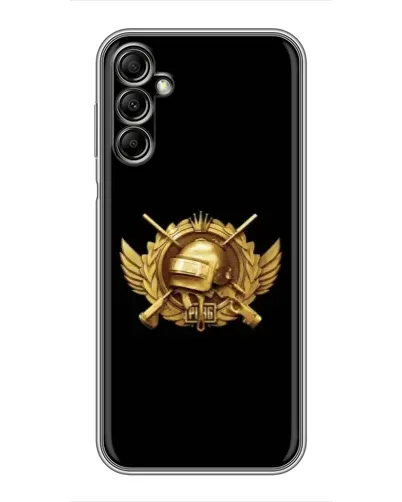 Чехол для Samsung Galaxy A14 5G с картинкой «PUBG — оранжевый градиент»