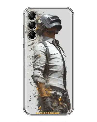 Чехол для Samsung Galaxy A14 5G с картинкой «PUBG — боец в пыли»