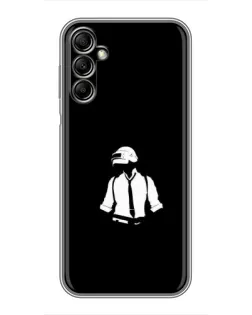 Чехол для Samsung Galaxy A14 5G с картинкой «PUBG — белый шлем»