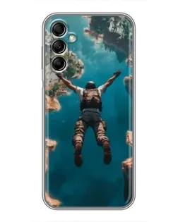 Чехол для Samsung Galaxy A14 5G с картинкой «PUBG — свободное падение»