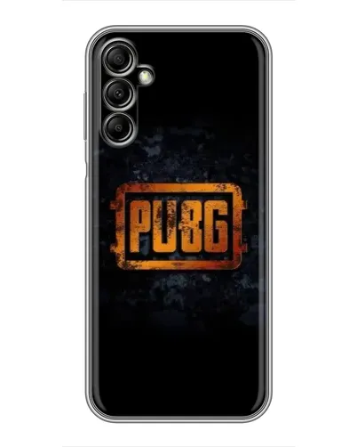 Чехол для Samsung Galaxy A14 5G с картинкой «PUBG — золотой логотип»