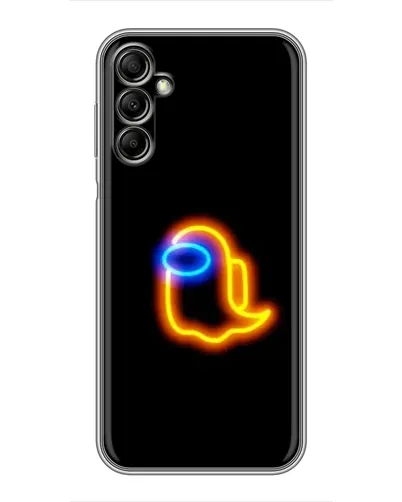 Чохол для Samsung Galaxy A14 5G з картинкою «Among Us неонове сяйво»