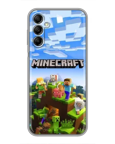 Чехол для Samsung Galaxy A14 5G с картинкой «Minecraft классический мир» Чехол для Samsung Galaxy A14 5G с картинкой «Minecraft классический мир»