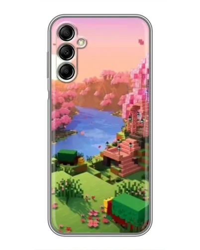 Чехол для Samsung Galaxy A14 5G с картинкой «Розовое дерево Minecraft» Чехол для Samsung Galaxy A14 5G с картинкой «Розовое дерево Minecraft»