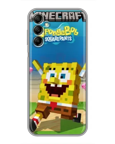Чехол для Samsung Galaxy A14 5G с картинкой «Губка Боб Minecraft» Чехол для Samsung Galaxy A14 5G с картинкой «Губка Боб Minecraft»