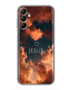 Чехол для Samsung Galaxy A14 5G с картинкой «Сияние Имени Jesus»