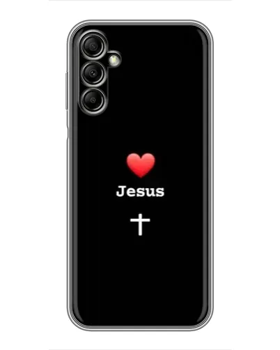 Чохол для Samsung Galaxy A14 5G з картинкою «Серце - Jesus»