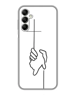 Чехол для Samsung Galaxy A14 5G с картинкой «Рука держит»
