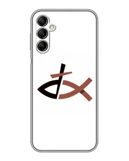 Чохол для Samsung Galaxy A14 5G з картинкою «Риба та хрест»