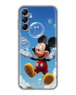 Чохол для Samsung Galaxy A14 5G з картинкою «Mickey та мильні бульбашки»