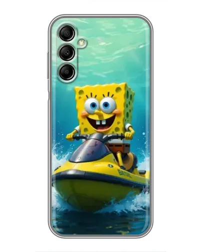 Чохол для Samsung Galaxy A14 5G з картинкою «Спанч Боб на гідроциклі»