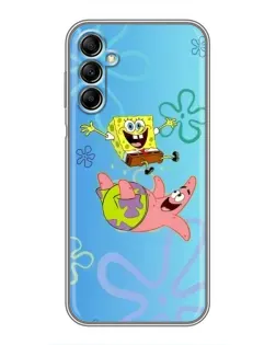 Чохол для Samsung Galaxy A14 5G з картинкою «Спанч Боб та Патрік»