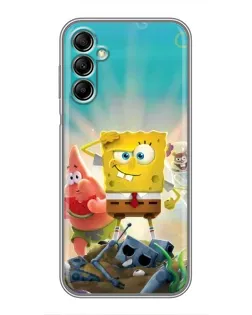 Чохол для Samsung Galaxy A14 5G з картинкою «Спанч Боб переможець»