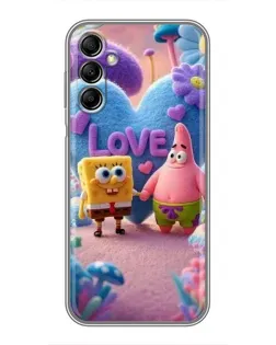 Чехол для Samsung Galaxy A14 5G с картинкой «Губка Боб Патрик»