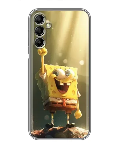 Чохол для Samsung Galaxy A14 5G з картинкою «Сяючий Спанч Боб»