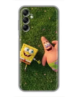 Чехол для Samsung Galaxy A14 5G с картинкой «Друзья на лужайке»