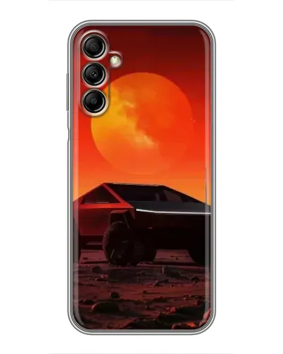 Чохол для Samsung Galaxy A14 5G з картинкою «Cybertruck на Марсі»