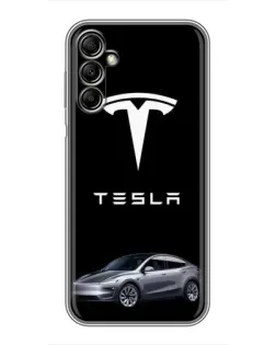 Чохол для Samsung Galaxy A14 5G з картинкою «Tesla Model Y»