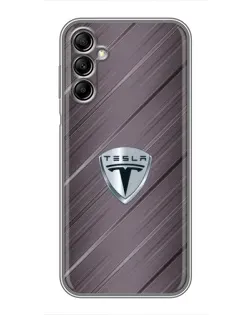 Чохол для Samsung Galaxy A14 5G з картинкою «Металева текстура Tesla»