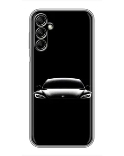 Чохол для Samsung Galaxy A14 5G з картинкою «Фари Tesla Night»