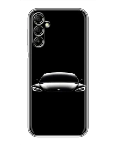 Чохол для Samsung Galaxy A14 5G з картинкою «Фари Tesla Night»