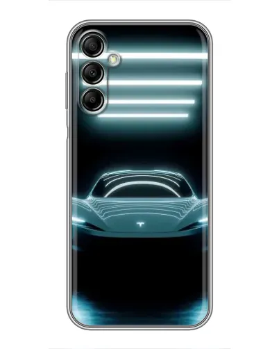 Чохол для Samsung Galaxy A14 5G з картинкою «Tesla в неоні»