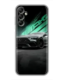 Чохол для Samsung Galaxy A14 5G з картинкою «Темний Mercedes AMG»
