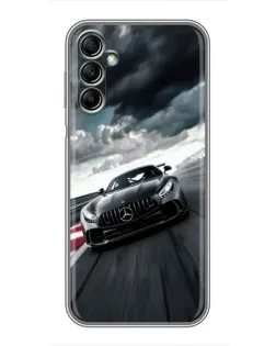 Чохол для Samsung Galaxy A14 5G з картинкою «Гоночний Mercedes AMG»