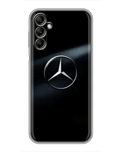 Чохол для Samsung Galaxy A14 5G з картинкою «Mercedes на металі»