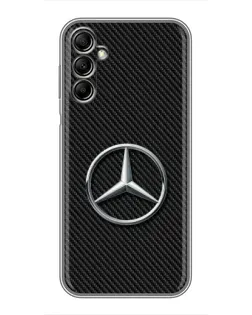 Чохол для Samsung Galaxy A14 5G з картинкою «Карбоновий Mercedes стиль»