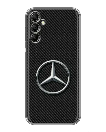 Чохол для Samsung Galaxy A14 5G з картинкою «Карбоновий Mercedes стиль»