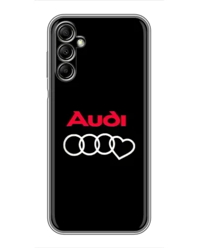 Чохол для Samsung Galaxy A14 5G з картинкою «Логотип Audi Heart»