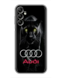 Чохол для Samsung Galaxy A14 5G з картинкою «Пантера та Audi»