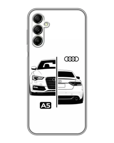 Чохол для Samsung Galaxy A14 5G з картинкою «Audi — контрастний дизайн»